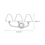 Lampada da Parete Greta in Ottone
