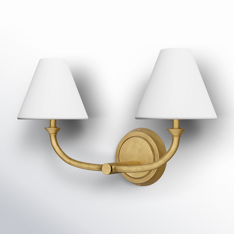 Lampada da Parete Greta in Ottone