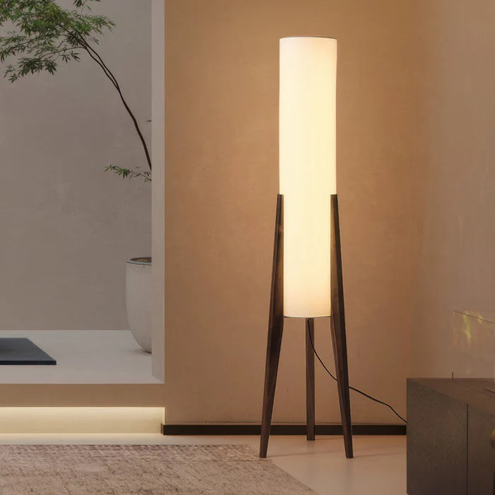 Lampada da Terra in Legno Massello Nordic
