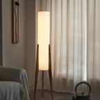 Lampada da Terra in Legno Massello Nordic