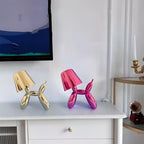 Pawsitive Glow: Lampada per cani elettroplaccata e creativa per la casa o l'ufficio alla moda