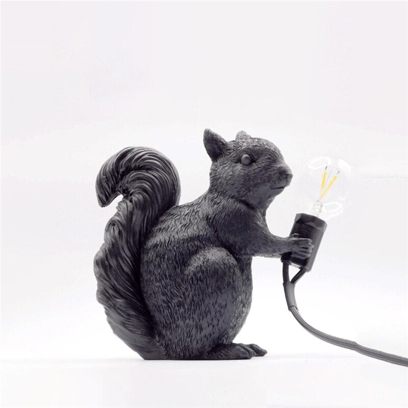 Lampada da Tavolo Nordic Designer Scoiattolo Carino