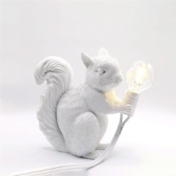 Lampada da Tavolo Nordic Designer Scoiattolo Carino