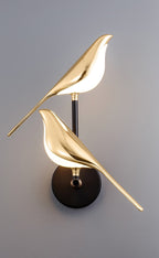 Lampada da Parete Moderna a Forma di Uccelli