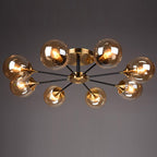 Lampada da soffitto in rame per il soggiorno