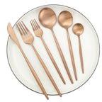 Set di Posate Minimalista – Set in Acciaio Inossidabile da 36 Pezzi per Ogni Occasione