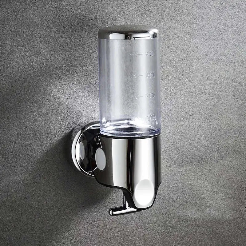PureFlow - Dispenser di sapone da parete con due scomparti per un bagno elegante