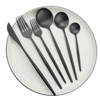 Set di Posate Minimalista – Set in Acciaio Inossidabile da 36 Pezzi per Ogni Occasione