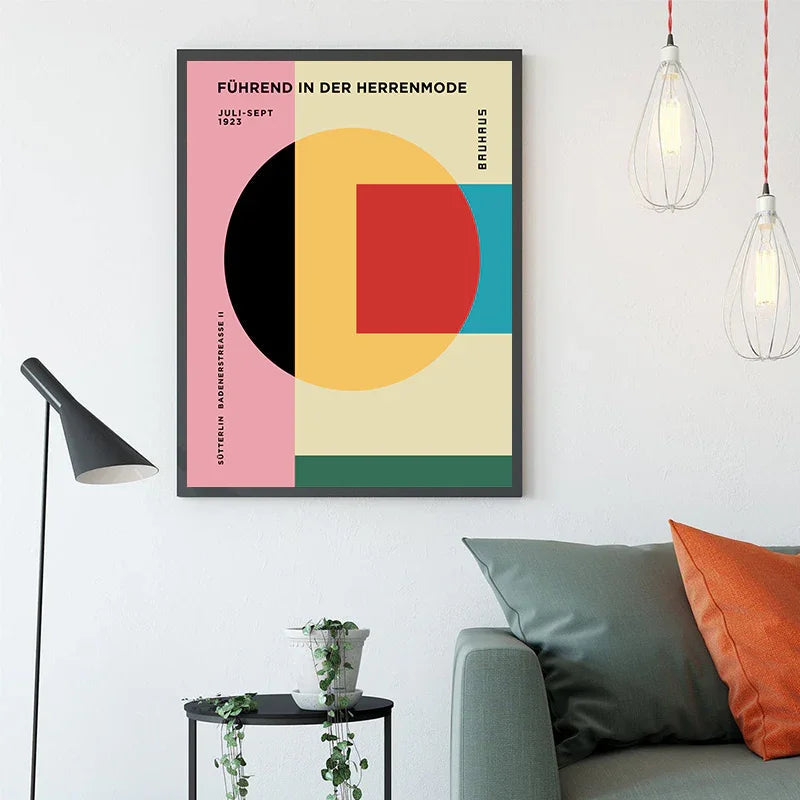 Arte Murale Forma Geometrica di Bauhaus