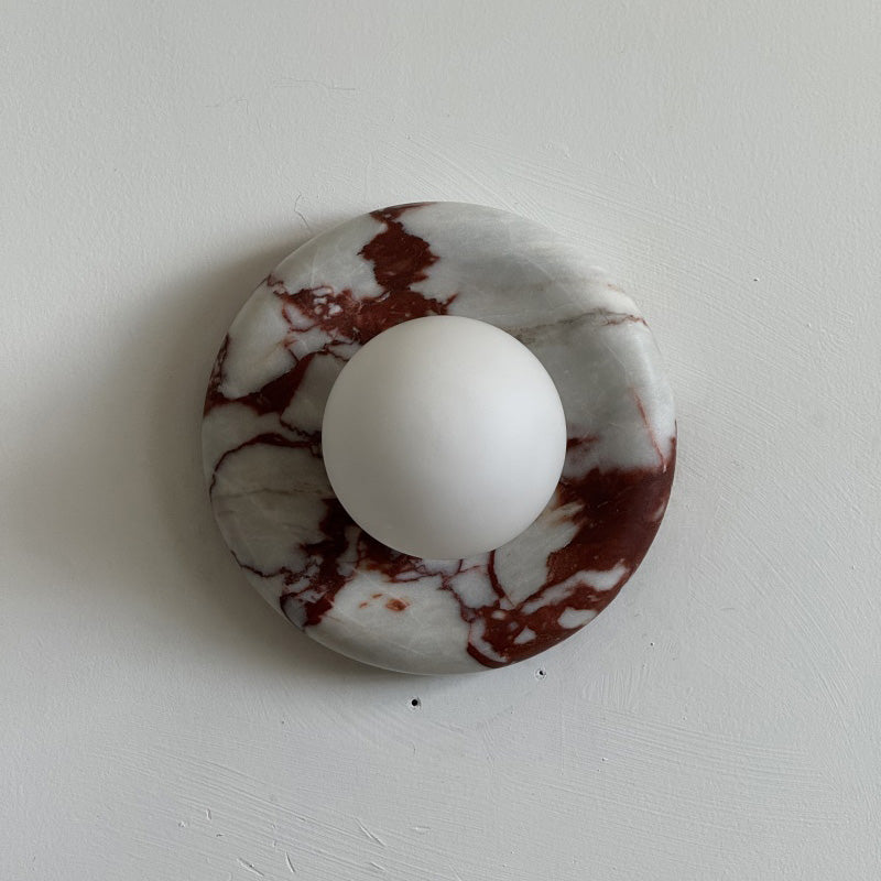 Applique in Marmo Rosso Orli