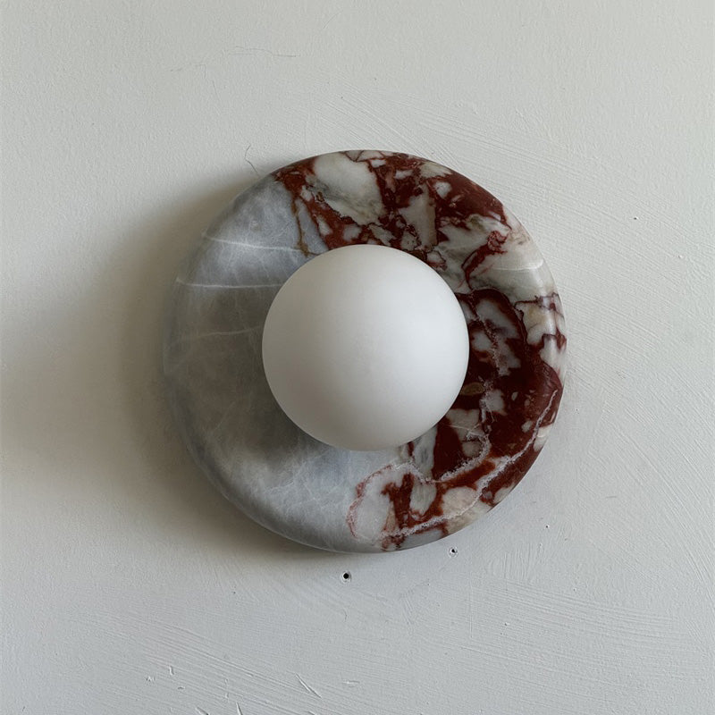 Applique in Marmo Rosso Orli
