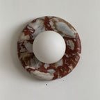 Applique in Marmo Rosso Orli