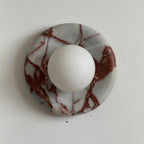Applique in Marmo Rosso Orli