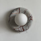 Applique in Marmo Rosso Orli