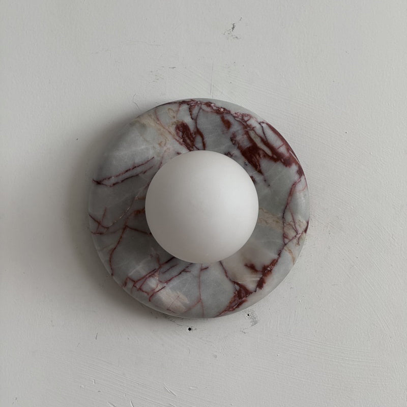 Applique in Marmo Rosso Orli