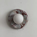 Applique in Marmo Rosso Orli