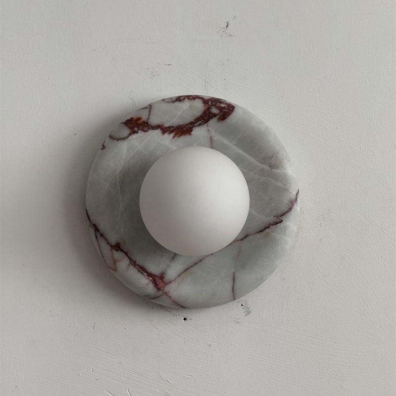 Applique in Marmo Rosso Orli