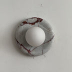 Applique in Marmo Rosso Orli