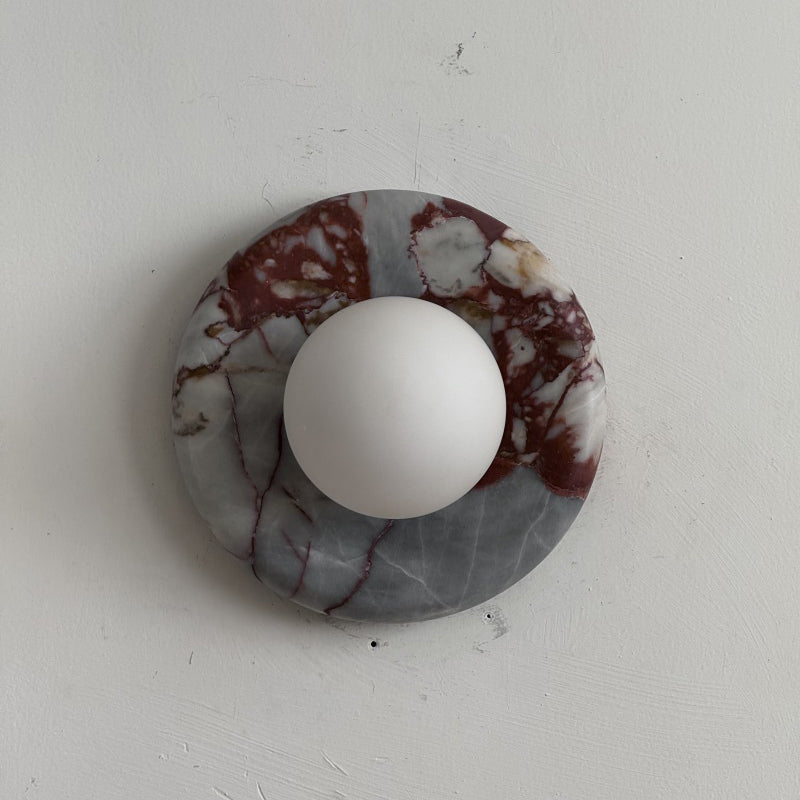 Applique in Marmo Rosso Orli