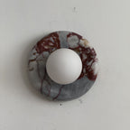 Applique in Marmo Rosso Orli