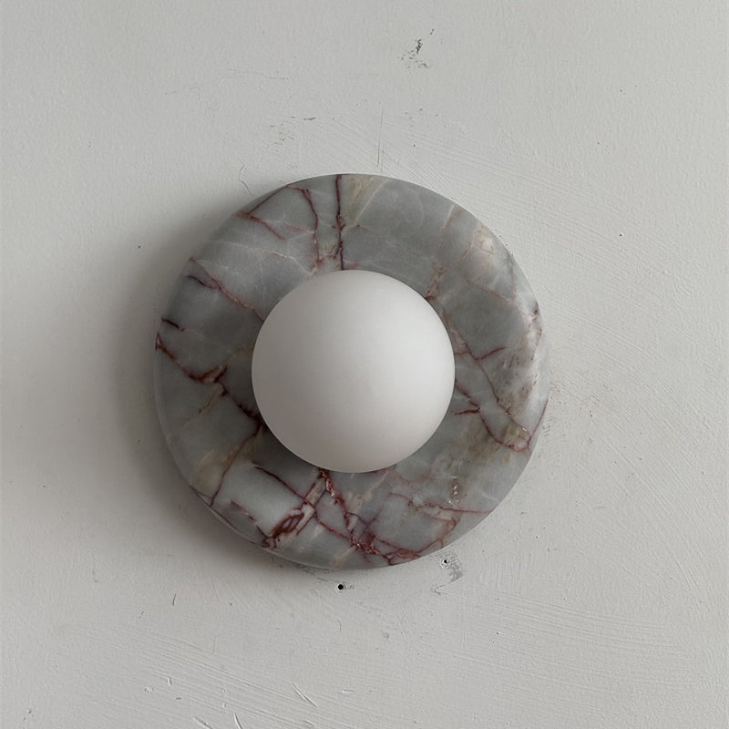 Applique in Marmo Rosso Orli