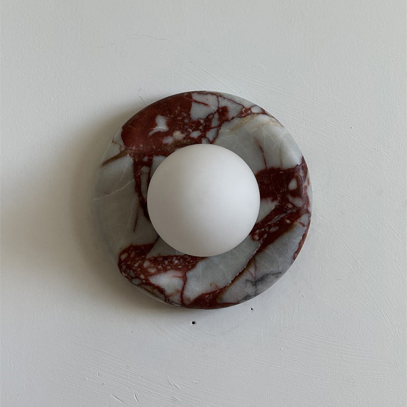 Applique in Marmo Rosso Orli