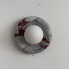 Applique in Marmo Rosso Orli