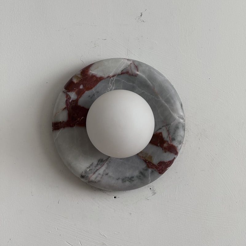 Applique in Marmo Rosso Orli