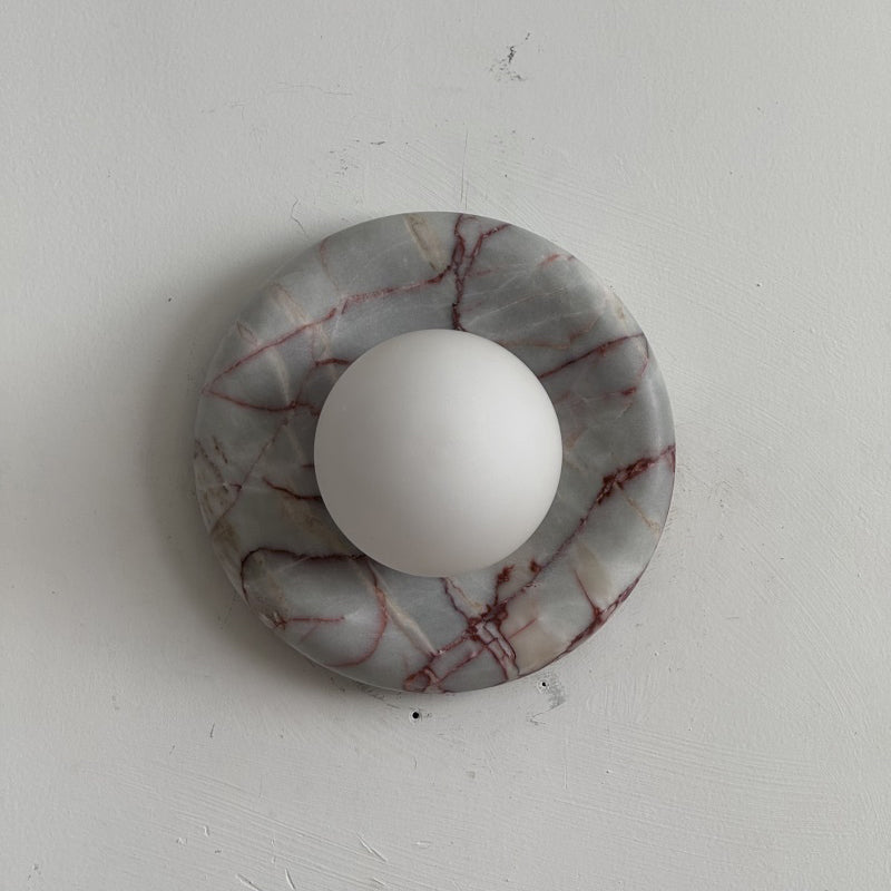 Applique in Marmo Rosso Orli