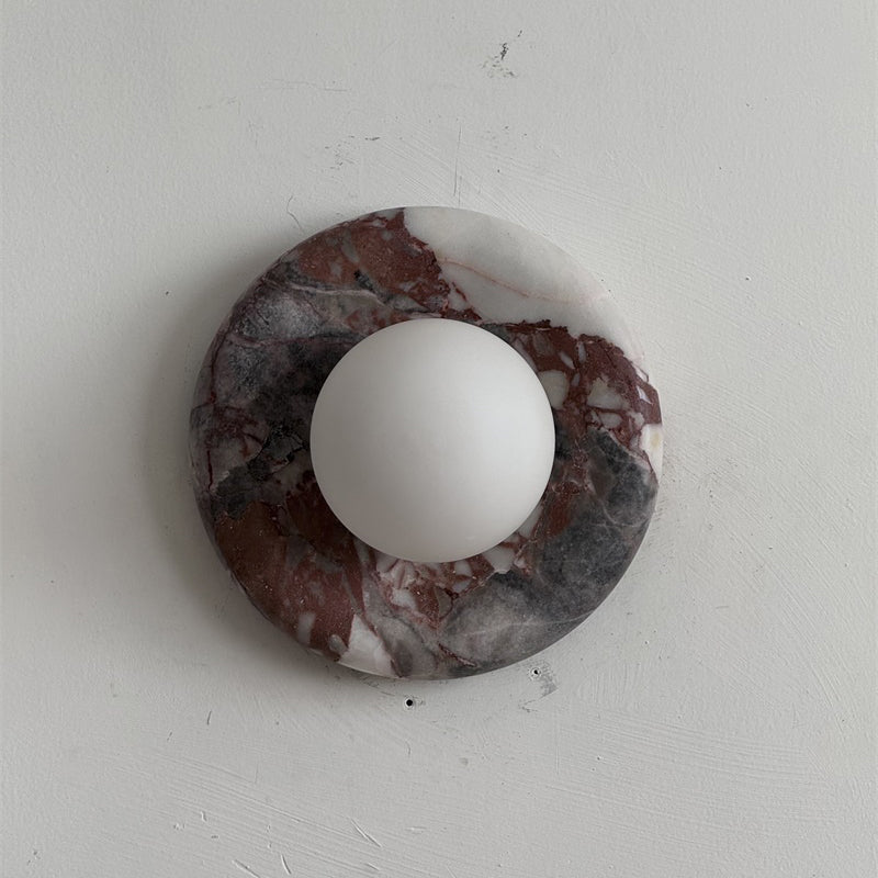 Applique in Marmo Rosso Orli
