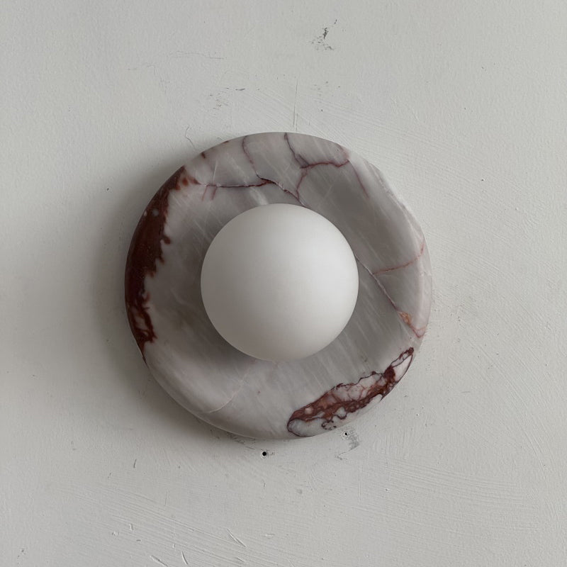 Applique in Marmo Rosso Orli