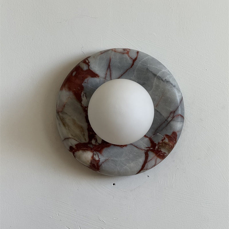 Applique in Marmo Rosso Orli
