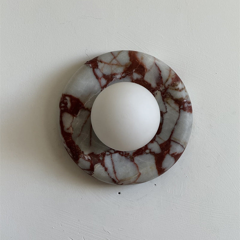 Applique in Marmo Rosso Orli