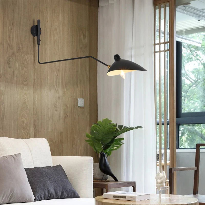 VoltLuxe Lampada a Sospensione Rotante e Lampada da Parete Industriale