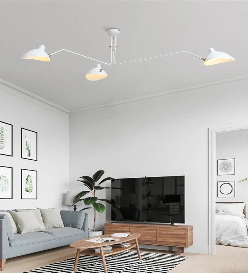VoltLuxe Lampada a Sospensione Rotante e Lampada da Parete Industriale