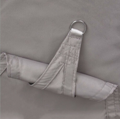 Valior | Tenda da sole UV in Grigio e Beige per Giardino, Patio e Balcone, Triangolo e Rettangolo