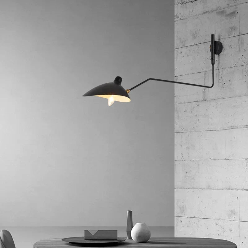 VoltLuxe Lampada a Sospensione Rotante e Lampada da Parete Industriale