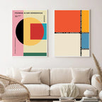Arte Murale Forma Geometrica di Bauhaus