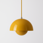 Lampadario a Sospensione Multicolore a Mezza Cupola