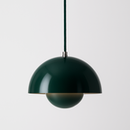 Lampadario a Sospensione Multicolore a Mezza Cupola