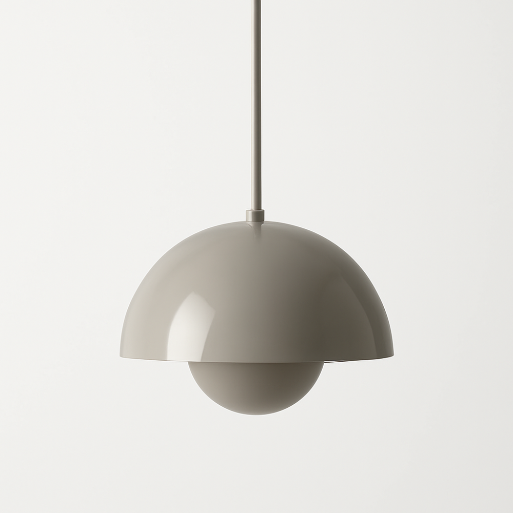 Lampadario a Sospensione Multicolore a Mezza Cupola