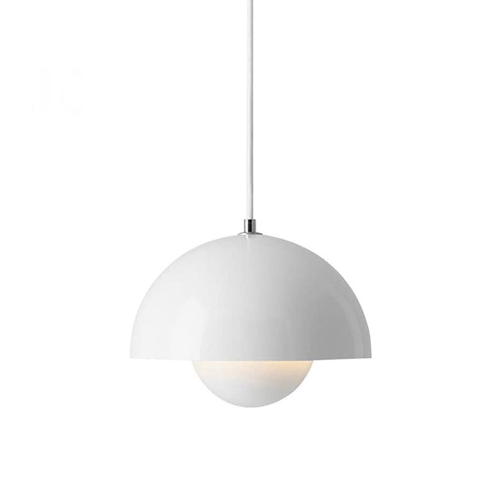 Lampadario a Sospensione Multicolore a Mezza Cupola