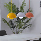 Lampadario a Sospensione Multicolore a Mezza Cupola