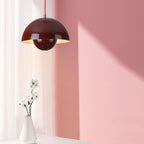Lampadario a Sospensione Multicolore a Mezza Cupola