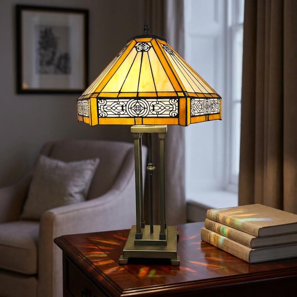 Lampada da Tavolo Tiffany Halcyon