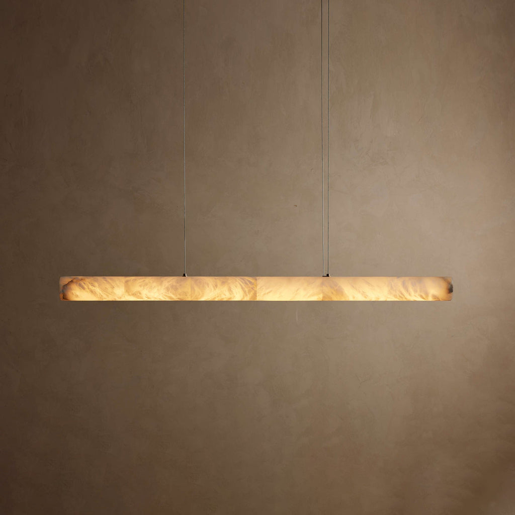 Lampadario Lineare Halima in Alabastro