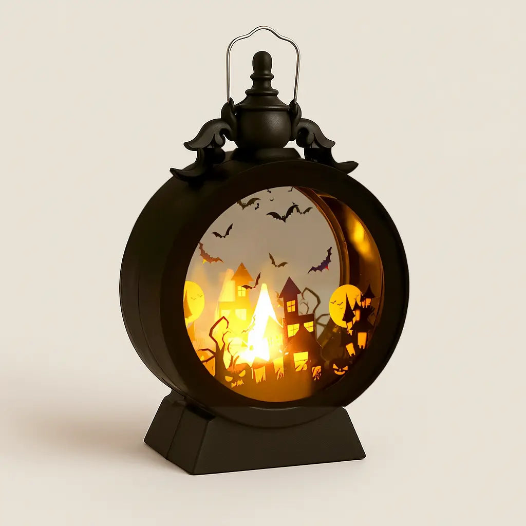 Luce di Mezzanotte - Lanterna Retro di Halloween