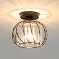 Lampada da soffitto in vetro a forma di lanterna creativa moderna