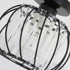 Lampada da soffitto in vetro a forma di lanterna creativa moderna