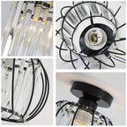 Lampada da soffitto in vetro a forma di lanterna creativa moderna